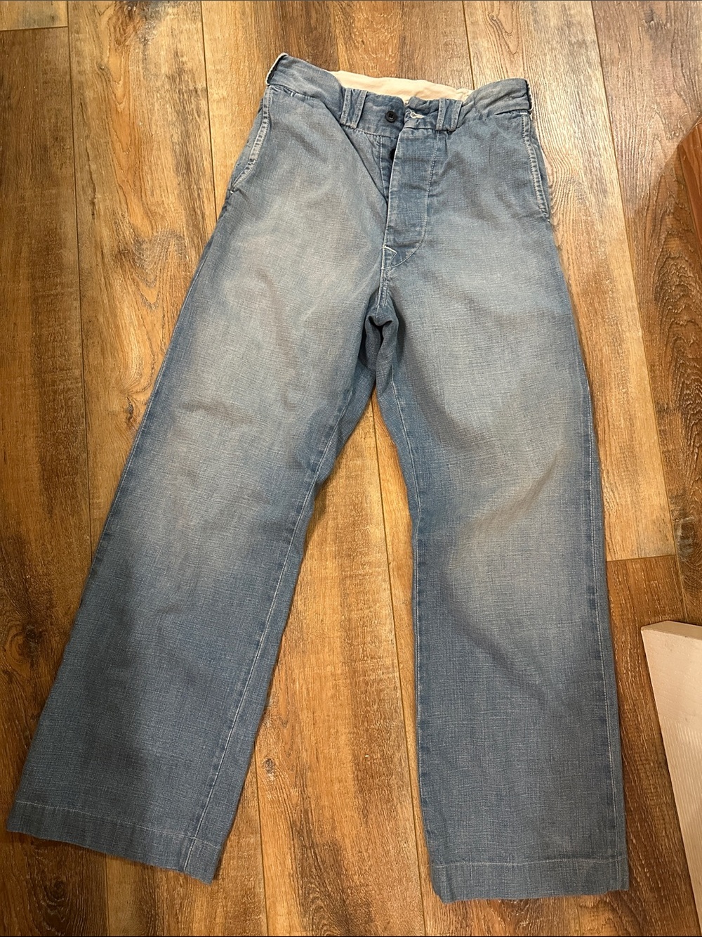 Imogene & Willie Size 26 KATE wide leg trouser pants light blue